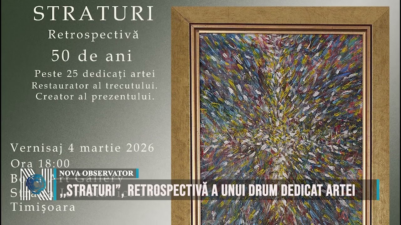 ,,Straturi”, retrospectivă a unui drum dedicat artei