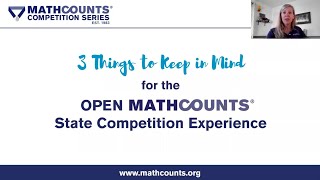 What to Expect from a MATHCOUNTS State Competition