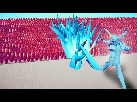 SUPER ICE KNIGHT 🔥 vs ⚔️ 200x MELEE ARMY / Totally Accurate Battle Simulator ( TABS )
