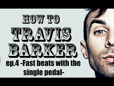 Carlo Amendola - 'How to Travis Barker' 4: Fast beats with the single pedal