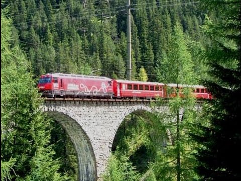2003 [SD] 058 Albula Railway line RHB (2), from Samedan to Filisur - 2003 - BEST Albula film on YT
