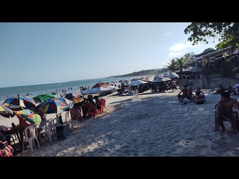 🏖️MOVIMENTO DAS PRAIAS EM PORTO SEGURO NESSA SEGUNDA FEIRA 29 DEZEMBRO .#portoseguro  #verao #praia 