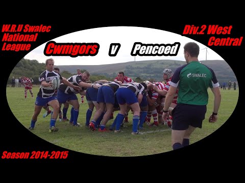 Cwmgors R.F.C v Pencoed R.F.C September 2014 - 2015