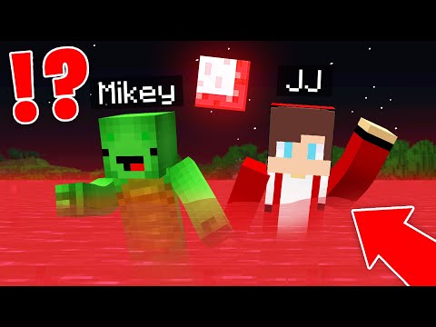 JJ and Mikey Survive a RED MOON Scary Challenge in Minecraft - Maiz