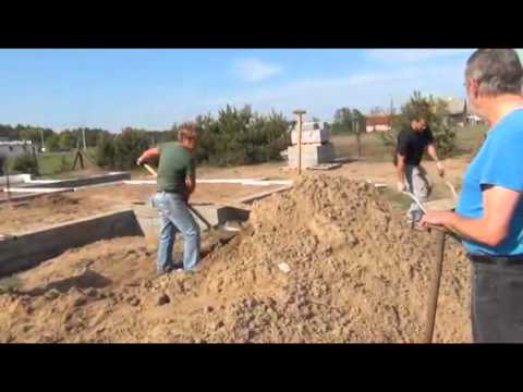 Zasypywanie i wylanie chudziaka