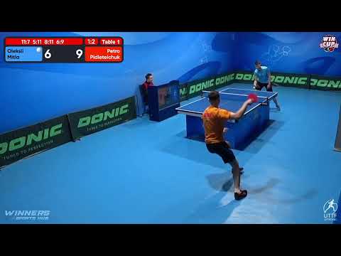 00:30 Oleksii Mitla 1-3 Petro Pidleteichuk West 5 WIN CUP 15.12.2022 | TABLE TENNIS WINCUP