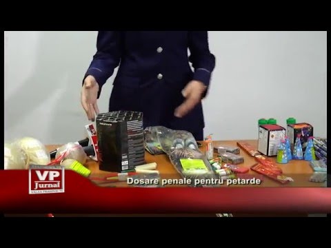 Dosare penale pentru petarde
