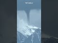 Rare twister spotted on top of a Montana mountain