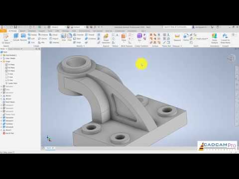 Inventor 2020 Tutorial  | 3D Modeling Design