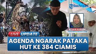 Momen Ngarak Pataka di Momen Hari Jadi ke-384 Kabupaten Ciamis dari Pendopo ke Gedung DPRD