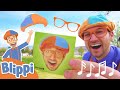 Hats and Glasses Song | BRAND NEW BLIPPI SONG | Educational Songs For Kids