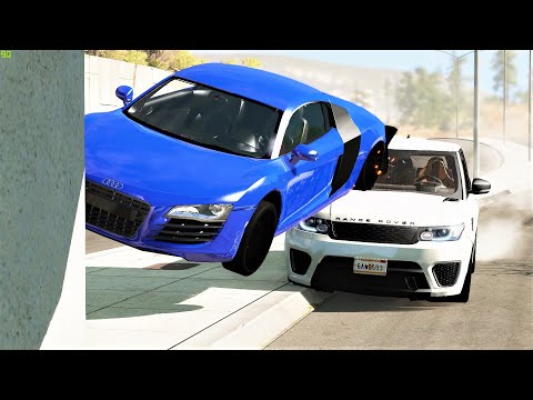 High Speed Street Racing Crashes #27 - BeamNG Drive | CRASHdriven