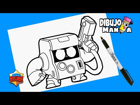 COMO DIBUJAR A 8-BIT FÁCIL / BRAWL STARS / how to draw 8-bit