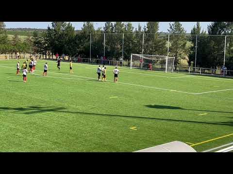 Saiming (GR guineense) defende penalti (Penedo Gordo vs Moura)