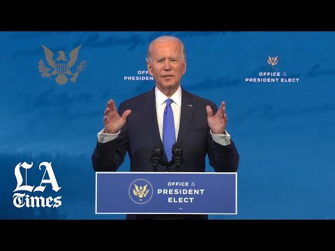 Biden addresses nation after electoral college affirms his victory