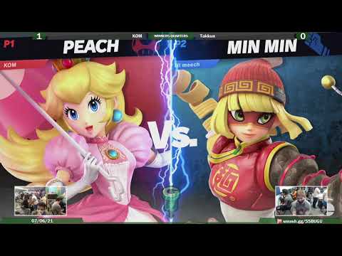 SU@GU 7-6 (Winners Quarters): KOM (Peach) vs Takkun (Min Min)