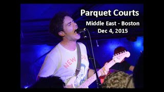 Parquet Courts at the Middle East Boston 12/3/2015