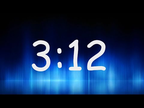 3:12 Minutes Timer / Countdown from 3min 12sec