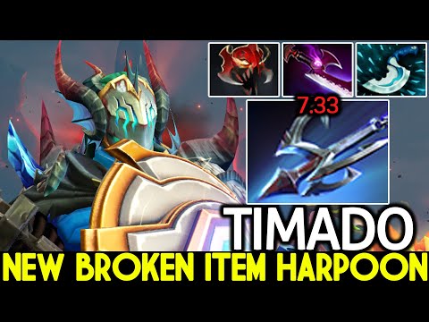 TIMADO [Sven] New Broken Item Harpoon Aggressive Plays Dota 2