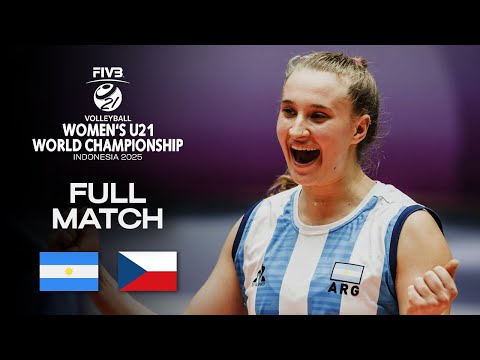 Argentina vs. Czechia - Round of 16 | Women's U21 World Champs 2025 - Full Match