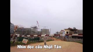 preview picture of video 'Cầu Nhật Tân Hà Nội cuối năm 2012'