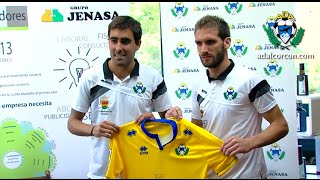 preview picture of video 'Presentacion Oficial Alberto Escassi y Fausto Tienza A.D Alcorcón.'