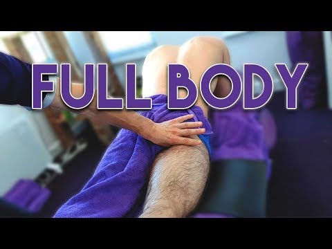 DEEP TISSUE FULL BODY MASSAGE | Head to toe treatment demonstration