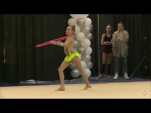 Alexandra Malinovskaia  Hoop Novice   2016 Rhythmic Gymnastics Elite Canada Championships