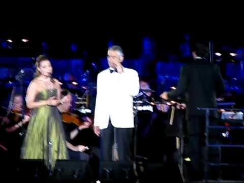 Andrea Bocelli at Masada:The Prayer with Mira Awad