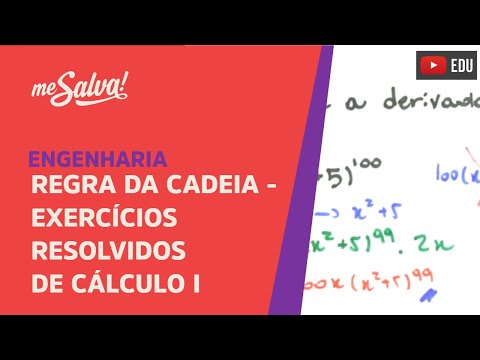 Me Salva! Exercícios Resolvidos de Cálculo I - EXDER06 - Regra da Cadeia