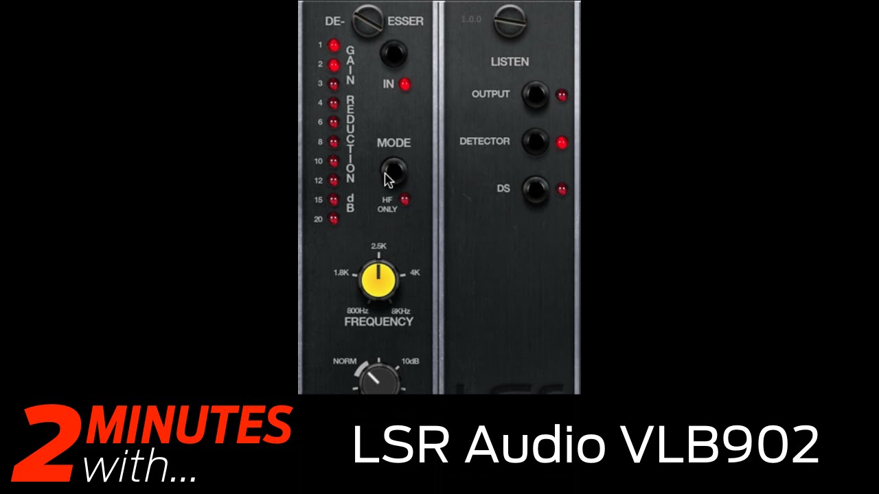 LSR Audio VLB902 VST/AU plugin in action - YouTube