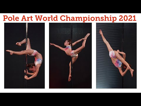 Pole Art World Championship 2021 in Bologna, Italia / Alisa Lukin age11 /אליפות העולם בריקוד על עמוד