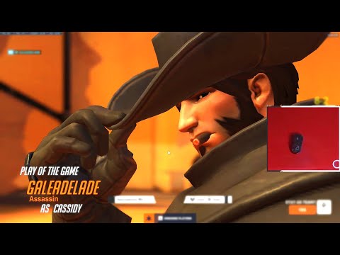 GALE INSANE CASSIDY WITH NEW MAGNETIC GRENADE! POTG! [ OVERWATCH 2 SEASON 5 TOP 500 ]