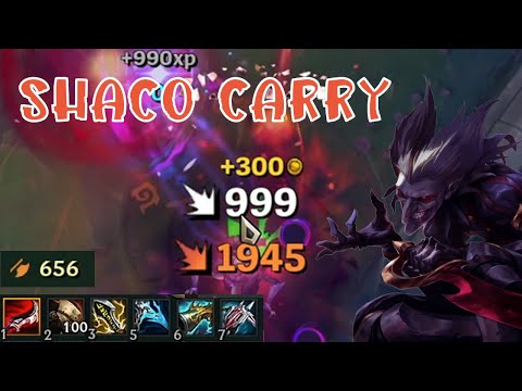 Full Crit Shaco - S12 Patch 12.21 Ranked [League of Legends] Full Gameplay