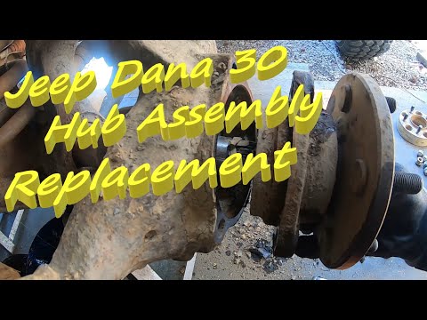 Jeep Hub Assembly Replacement - Turbo Grand Cherokee - ZJ - TJ - WJ - XJ - Dana 30 - DIY