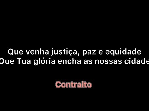 Contralto “Aviva-nos, Israel Salazar e André Aquino” com letra
