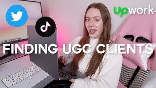 how to find clients for UGC content creation! | reaching out to agencies + brands to work with 2022!