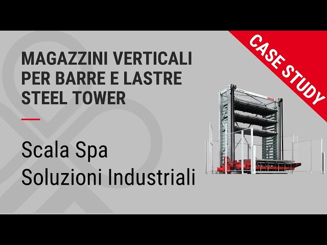 Vertical lift module fot bars and plates Steel Tower