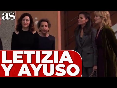 El MOMENTO VIRAL de la REINA LETIZIA a AYUSO
