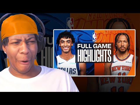 Lvgit Reacts To MAVERICKS at KNICKS | FULL GAME HIGHLIGHTS | January 19, 2026