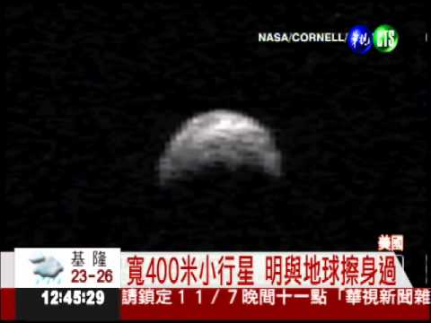 小行星擦身! 明近距離掠過地球