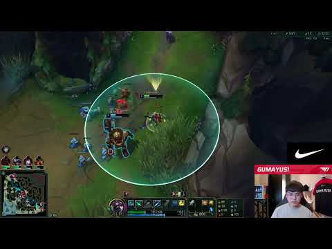 T1 Gumayusi making the game unplayable for enemy botlane at level 1 | Stream Highlights
