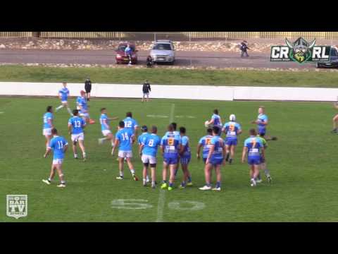 2017 CRRL - 18s R8 Highlights - Queanbeyan Blues Vs. West Belconnen Warriors
