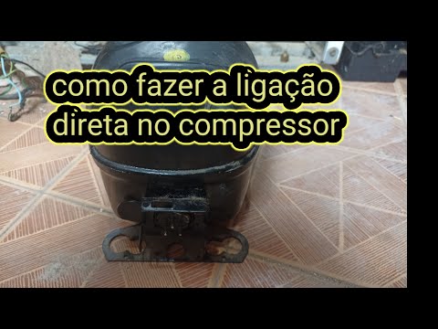 como fazer a ligação direta no compressor e identificar bobina