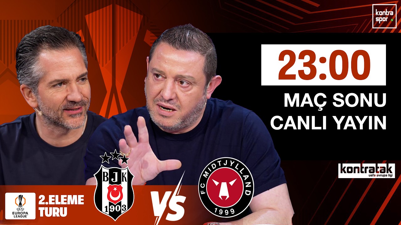 🔴 CANLI | Beşiktaş - Midtjylland Maç Sonu | Nihat Kahveci, Nebil Evren | Kontratak