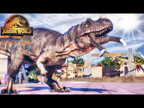 all Dinosaurs Carnivores eating humans Part 4 - jurassic world evolution