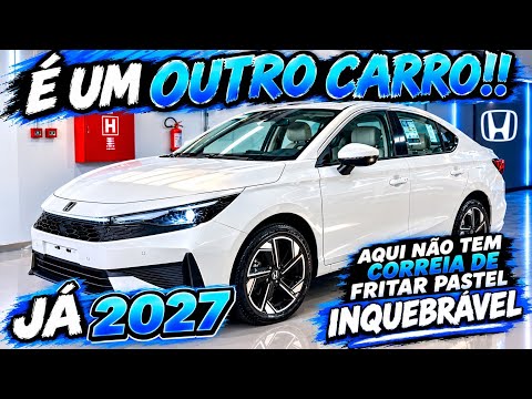 EXCELENTE ARROZ COM FEIJÃO | NOVÍSSIMO HONDA CITY TOURING SEDAN 2027 | RECEBEU VÁRIAS MUDANÇAS!!