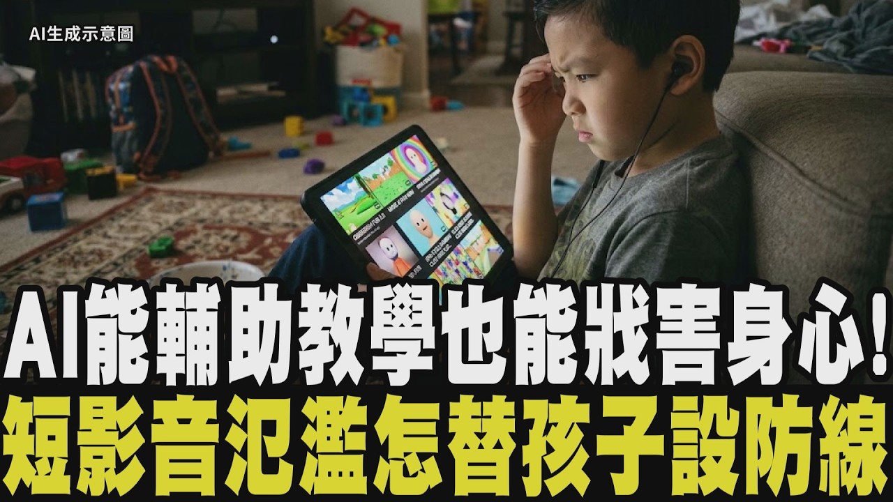 小孩變成「活網仔」是好是壞？跟上AI時代同時 也成為內容農場受眾 短影音削弱孩童靜心專注力 誰來設立數位防線？｜【話題懶人包】｜TVBS新聞@TVBSNEWS02