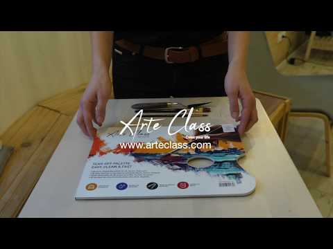 How to use - Arte Class Tear-off paper palette