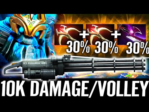 🔥 10.000 DMG per VOLLEY Tiny MID 2x Daedalus + SE — 90% Crit Chance Ultra Kill Heavy Gun Dota 2 Pro